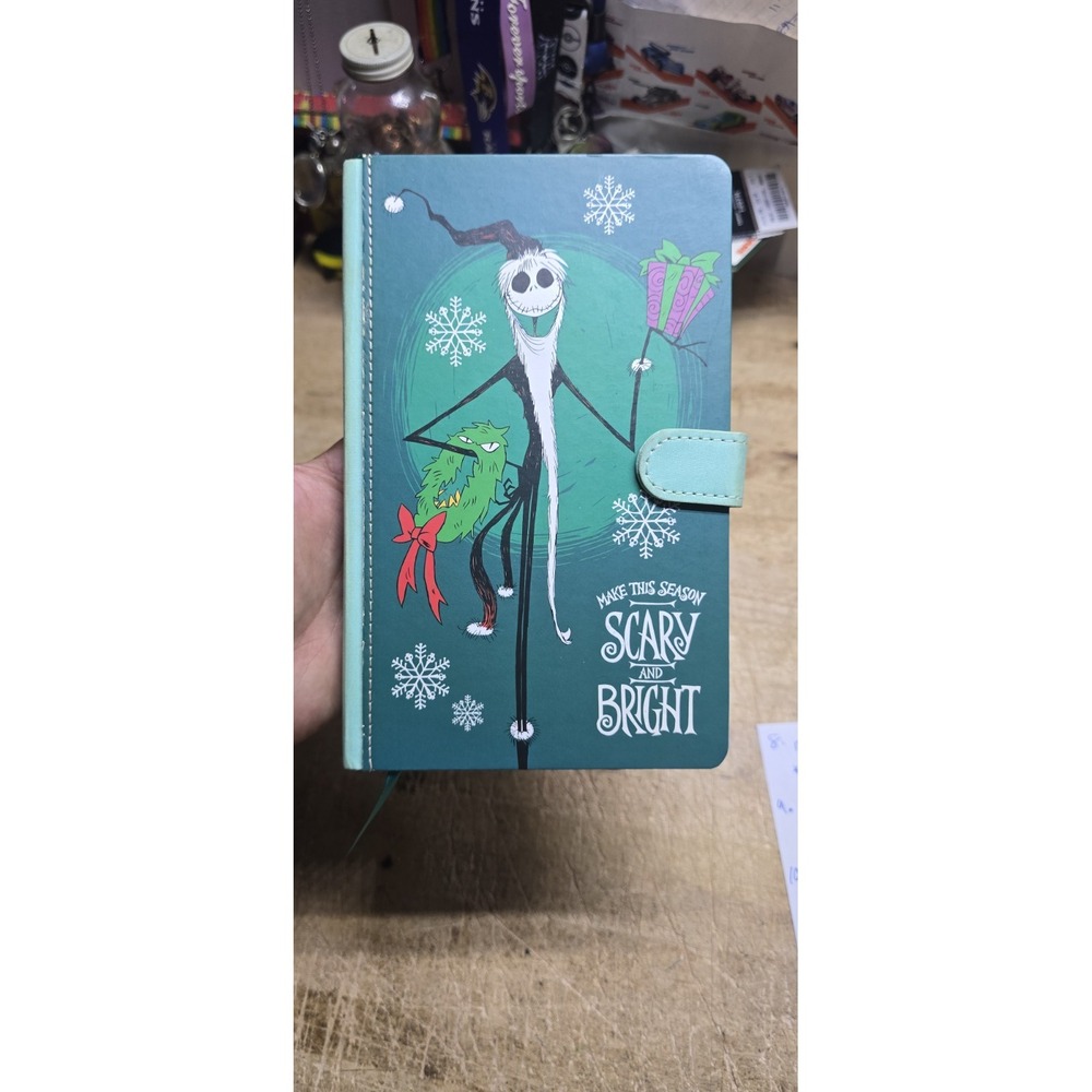 Nightmare Before Christmas Journal Scary & Bright Used 2018 Tim Burton Disney